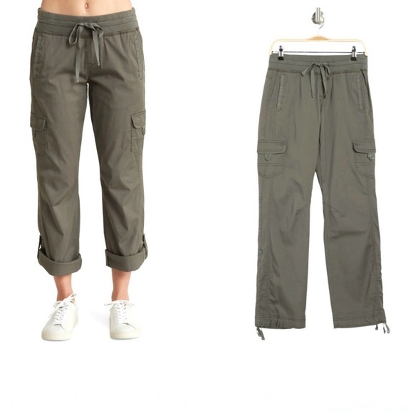 SUPPLIES Women's Olive Cargo Pants - Picture 4 of 6
